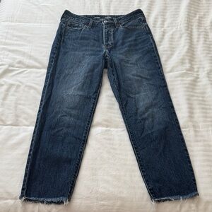 Old Navy OG Straight Frayed Hem Jeans